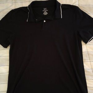 Men’s black George polo shirt